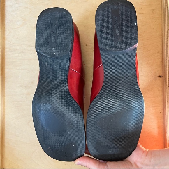 paul green vintage 90s red patent leather square toe loafers - Picture 12 of 12